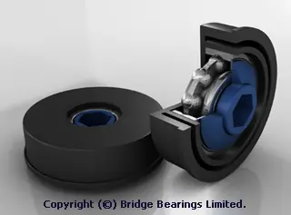 Precision Bearings – Plastic Housed Technical Drawing
